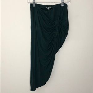 high low body con skirt
